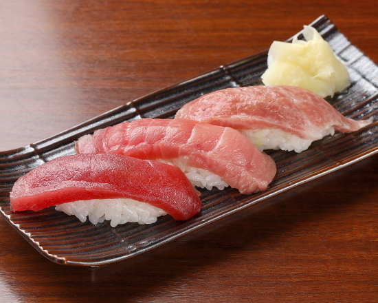 当店1番人気！やま幸本まぐろ3点盛り