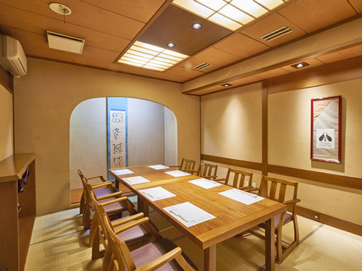 個室の落ち着いた空間♪