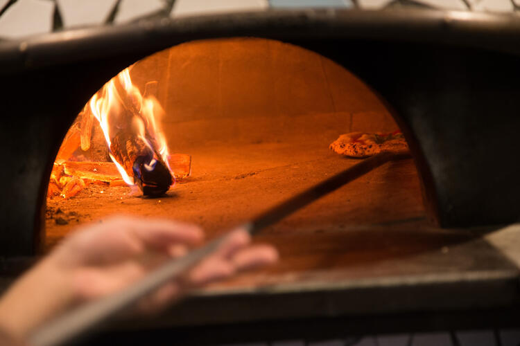 薪窯を備えています◎