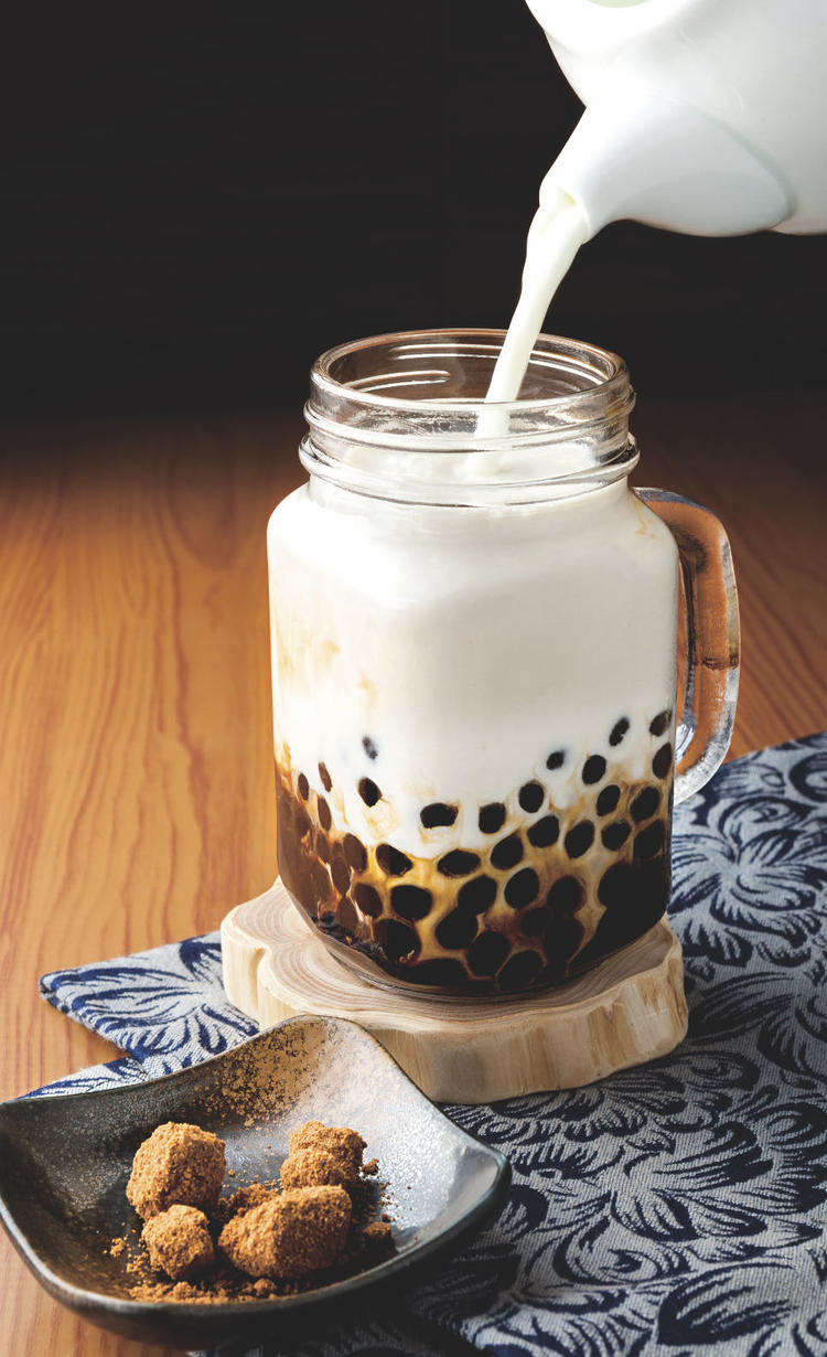 黒糖タピオカミルク