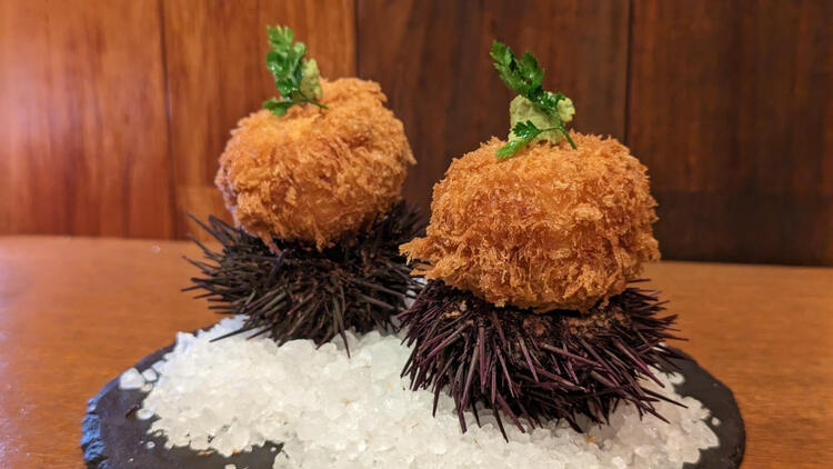 1番人気！名物ウニクリームコロッケ！