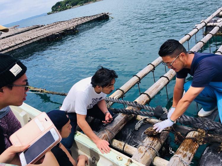 牡蠣は市場を通さず生産者から直送で調達！