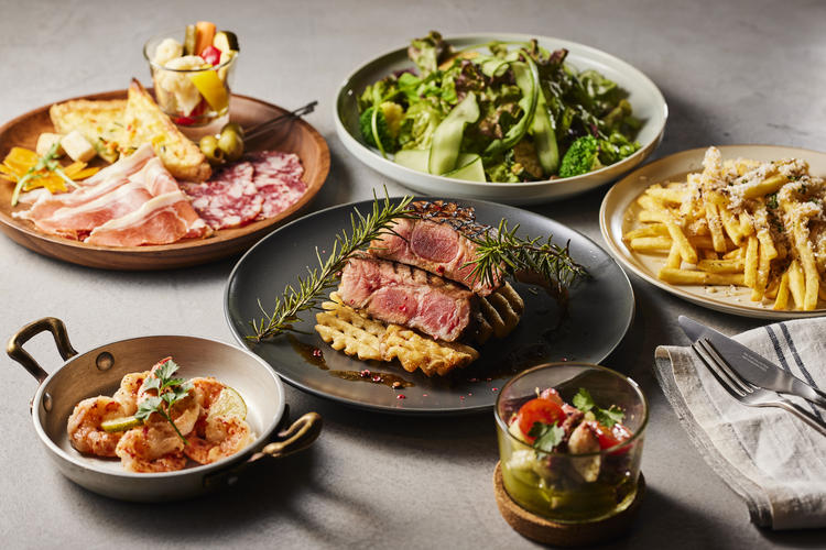 シェフこだわりのアメリカンスタイル