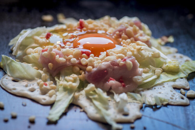 当店オリジナルの粉を使用