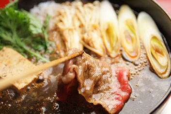 すき焼きが長く愛されています