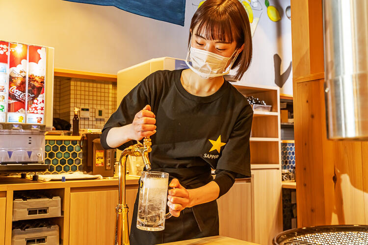 お客さまが入りやすいように工夫しています