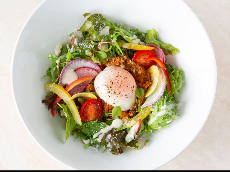 美味しいサラダやパスタを提供しています