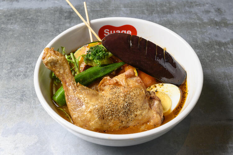 北海道で行列の絶えないスープカレー♪