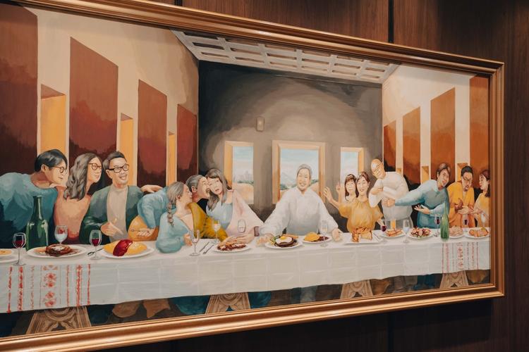 最期の晩餐モチーフ