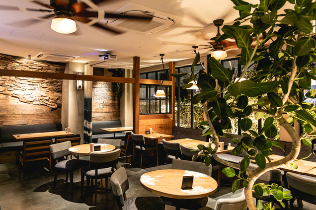 ナチュラルな雰囲気のカフェダイニング