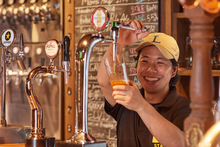 ビールについて学べる！※既存店画像