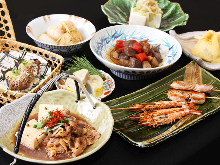 コース料理です