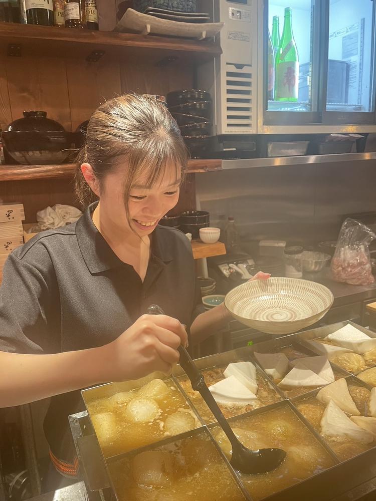 ライブ感のあるオープンキッチン！