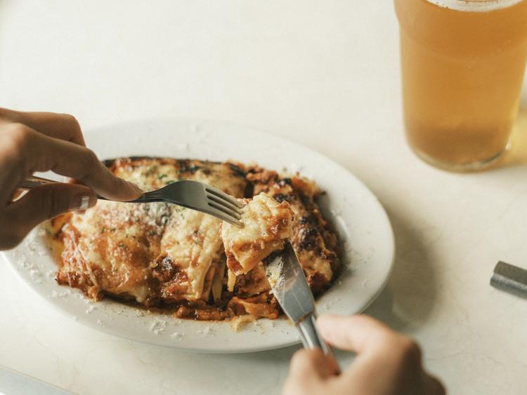 自家製生パスタのラザニア