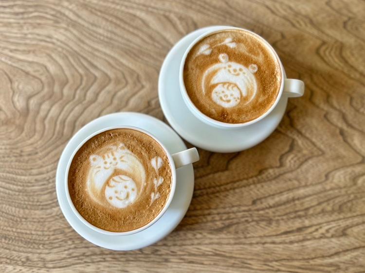 かわいいラテアート