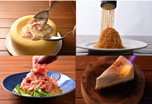 家ではなかなかできない食の体験を演出