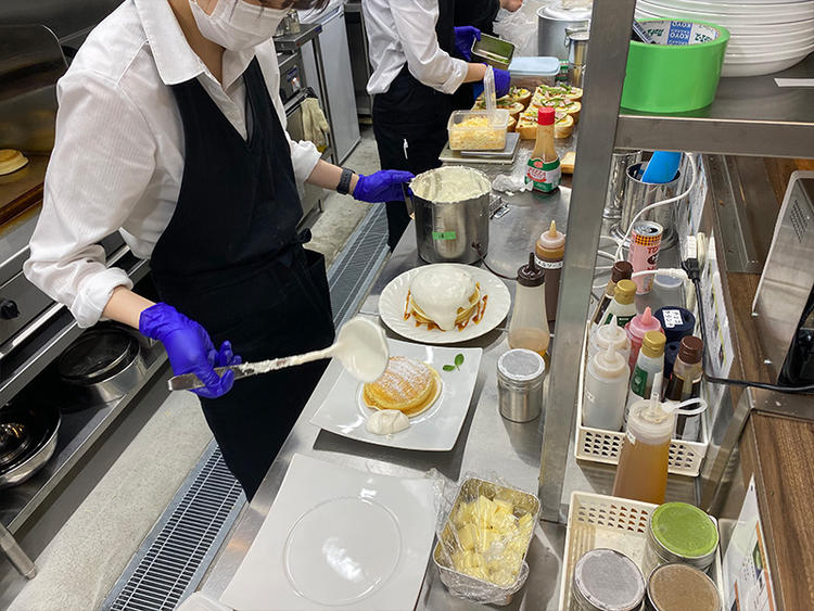 美味しいパンケーキを作って下さい。