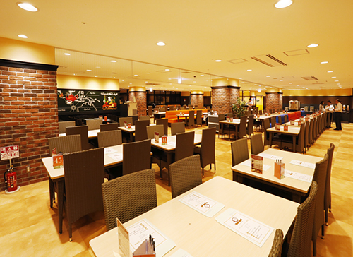 店内は広々とした空間！