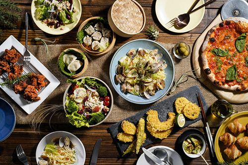 世界各国の料理を楽しめる☆