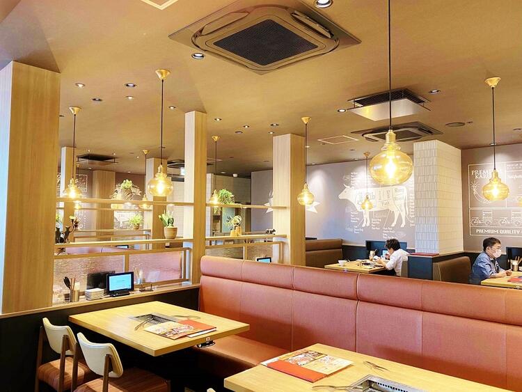 店内は明るい雰囲気◎