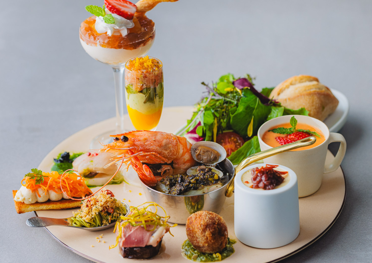 ランチタイムはフレンチデリプレート