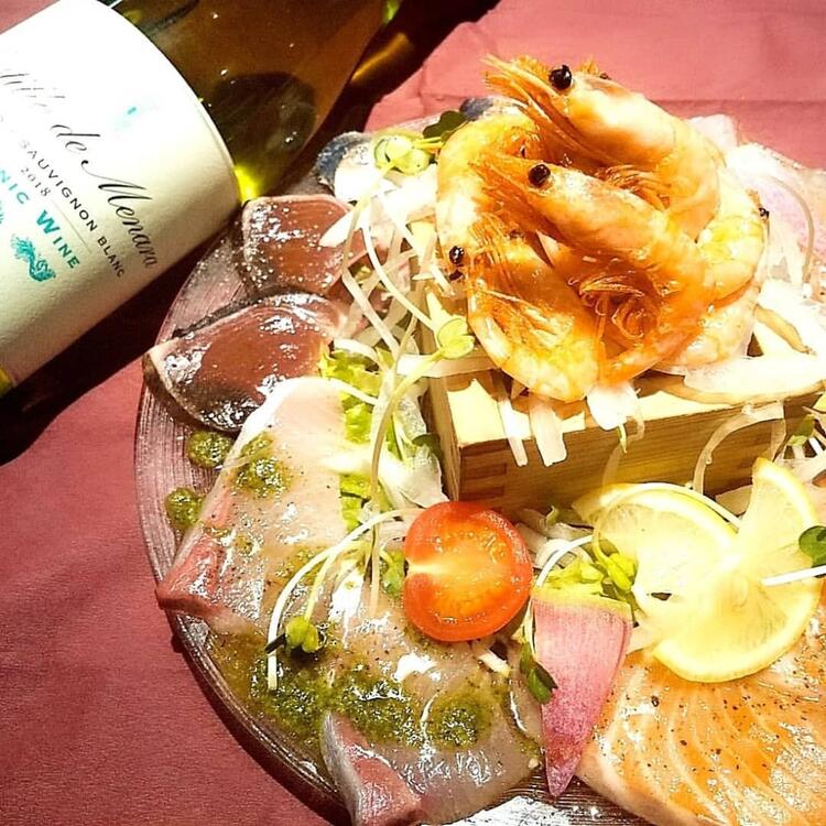 新鮮な魚を使ったお料理が自慢です