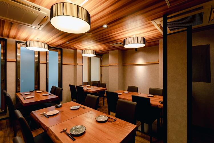 温もりのある店内