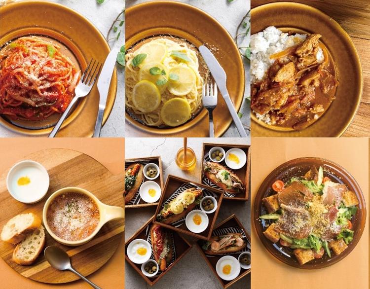 軽食からしっかりまで幅広く対応