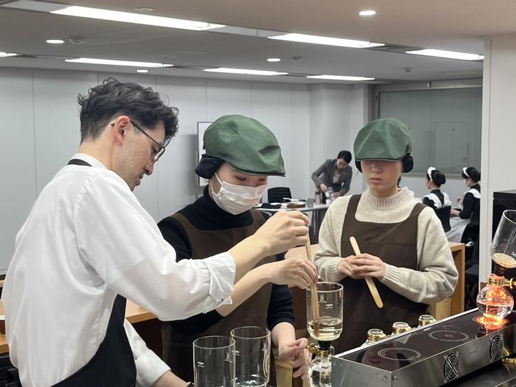 アドバンスドコーヒーマイスターによる研修