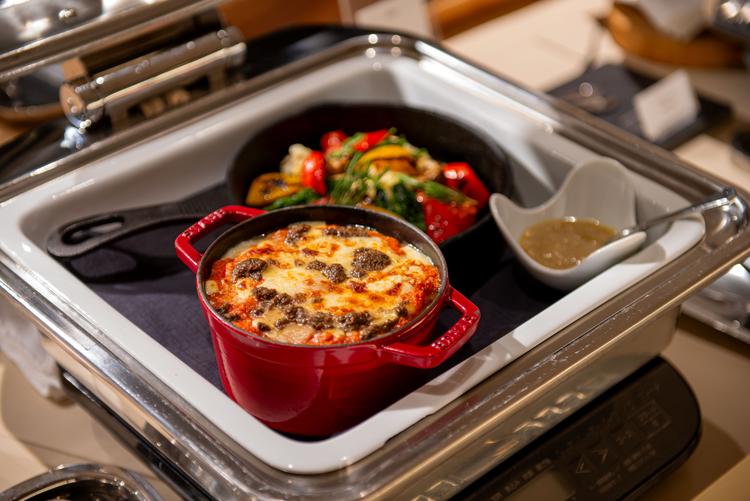 朝食ビュッフェ