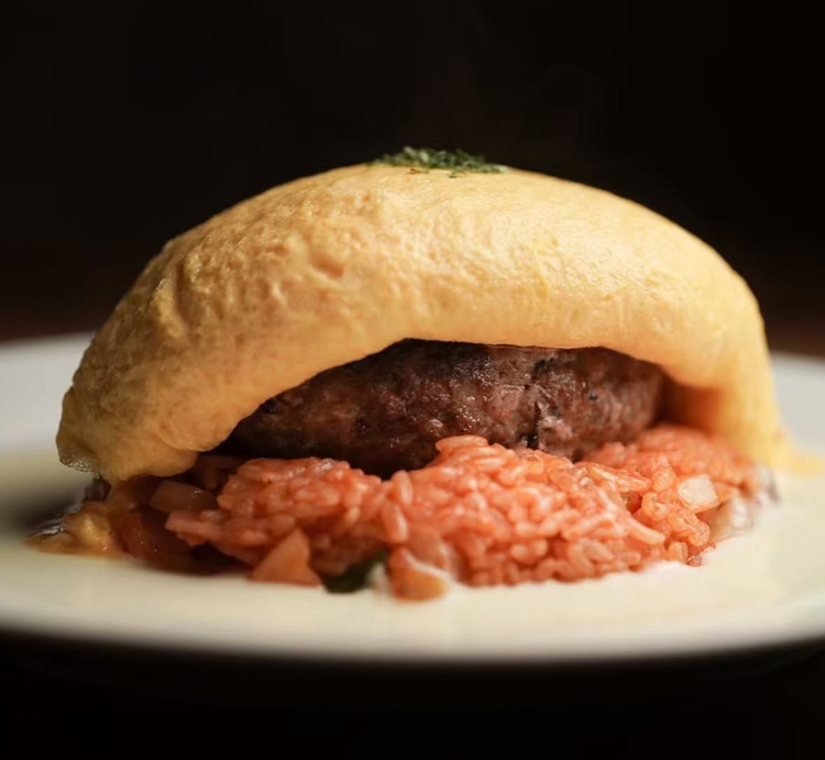 中目黒店限定「オムリバーグ」