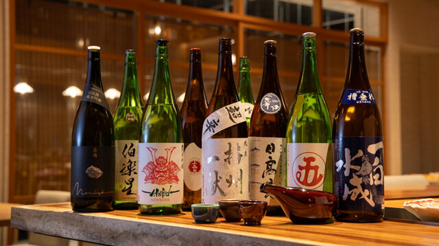 料理だけではなく、お酒にもこだわります