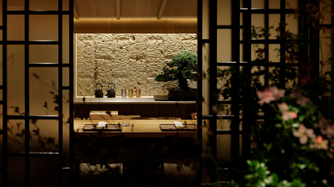 凛とした雰囲気が漂う上質な空間