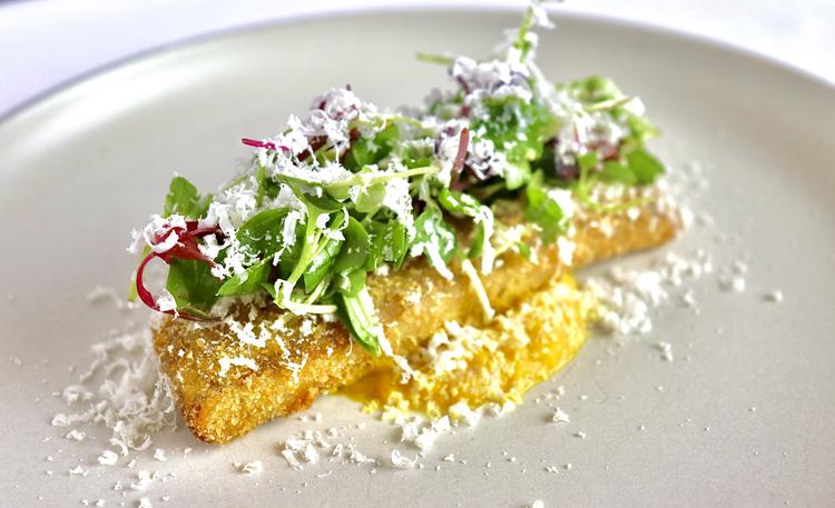 マルサラワインで煮た鰻のフリット