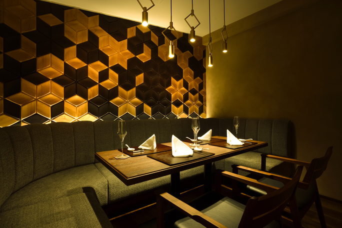 落ち着きのある店内です