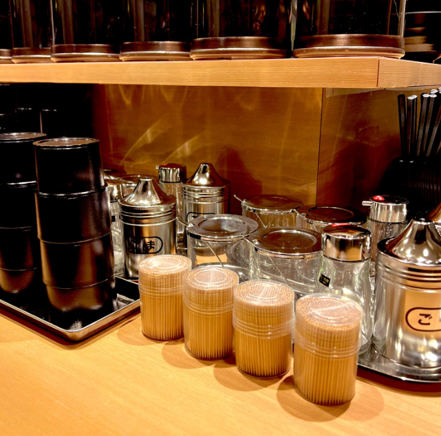 清潔感のある店内