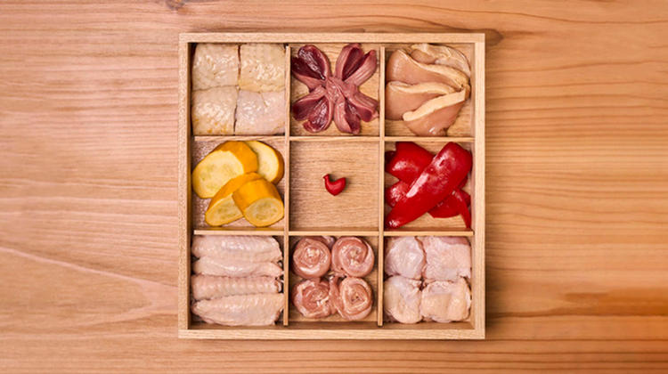 鶏肉の盛合わせ囲箱