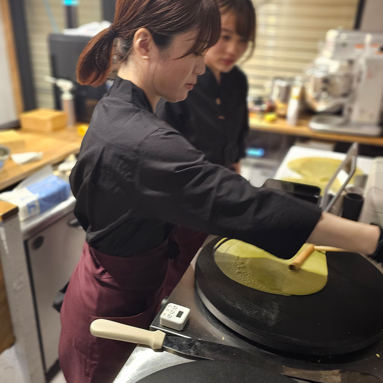 クレープ未経験でも丁寧な研修で安心♡