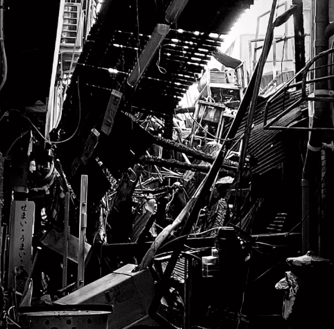 鳥町食道街の火災で一度は失ったお店