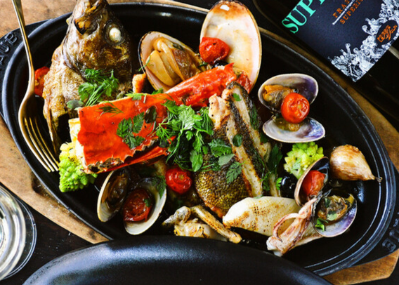 看板メニューのアクアパッツァ！