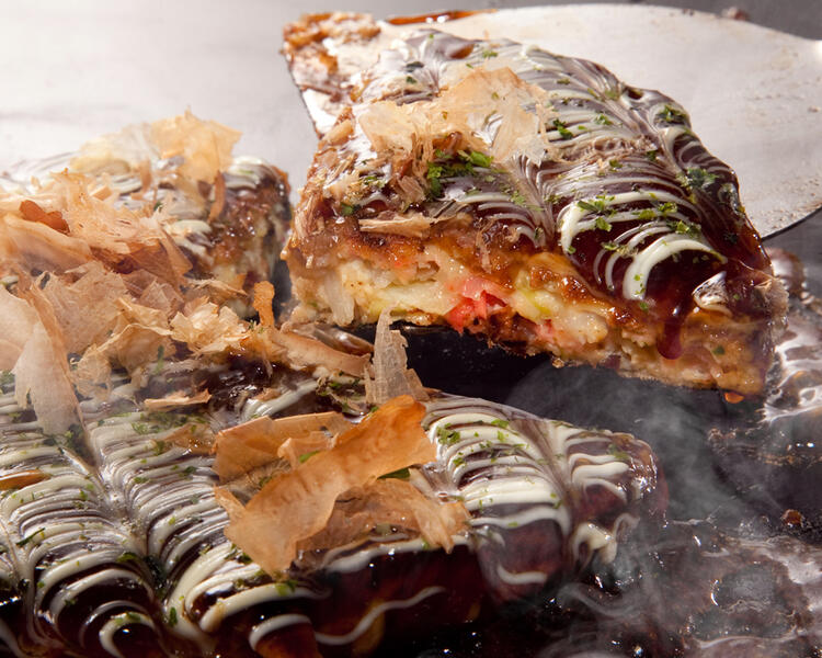 【大阪お好み焼き】×【東京もんじゃ焼き】