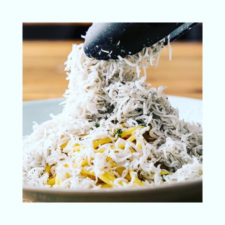 メディアで多数取上げられたシラスパスタ