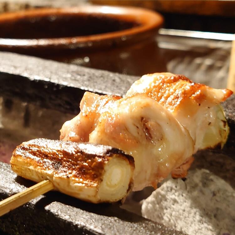 備長炭で丁寧に火入れした焼鳥が自慢♪