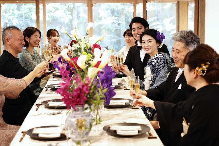 平日はレストラン・週末は結婚式場となる◎