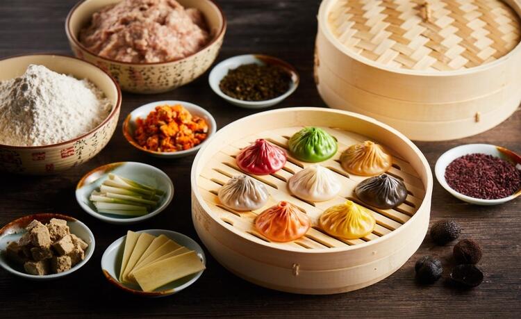 世界初の８種類のフレーバーの小籠包！