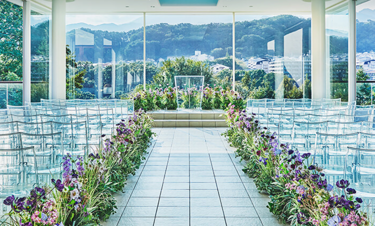 ガーデンでのグリルショーは大人気！