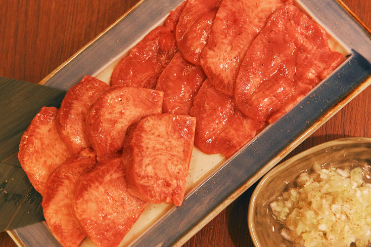 提供予定の赤身の盛り合わせ