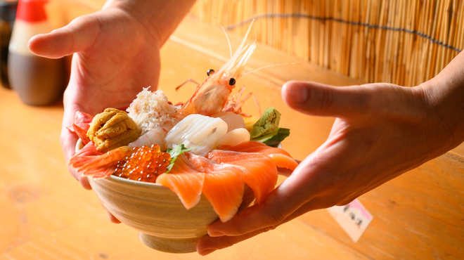 北海道の獲れたて食材をふんだんに！