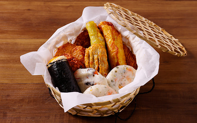 贈り物に一番人気の【さつま揚げ　かご盛】