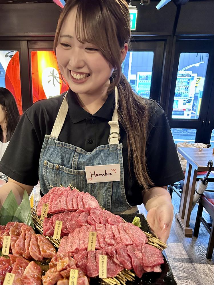 お肉は手切り！